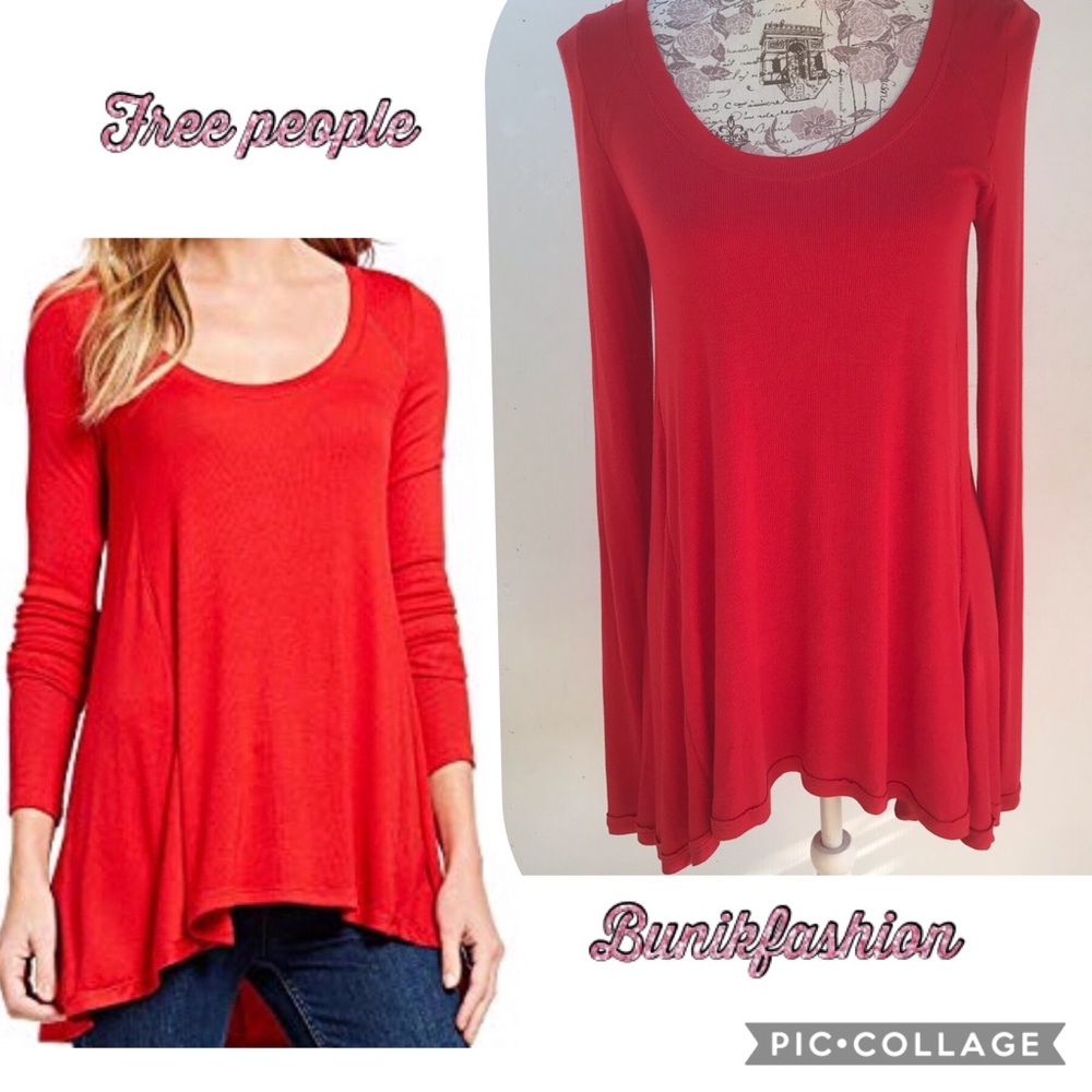 Free people January High-los Top
